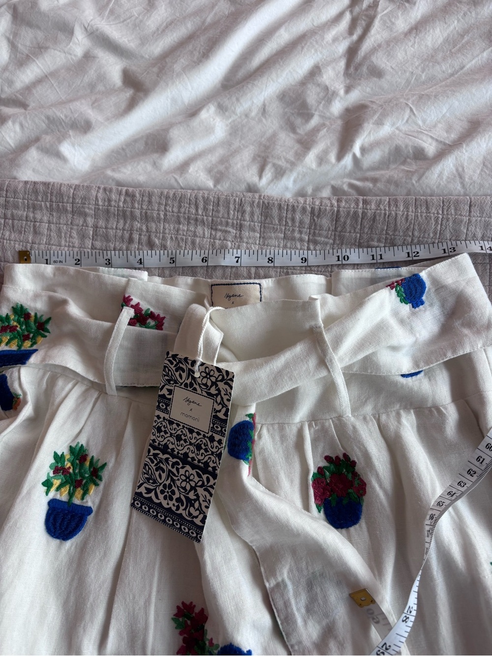 SOLD NWT Set - Sézane x Momonì Lambertine Skirt + Marga Top - Picture 11 of 16